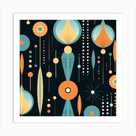 Abstract Space Background 2 Art Print
