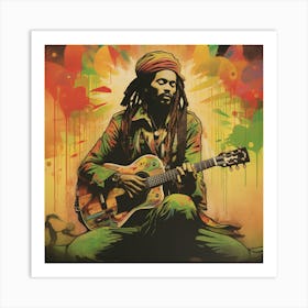 Bob Marley 1 Art Print