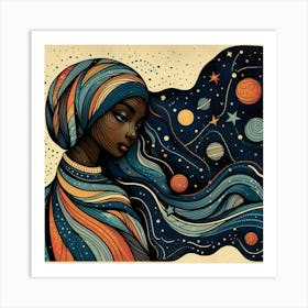 Lumineth Celestial Portrait Art Print