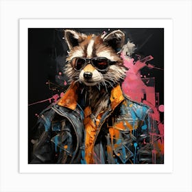 Rocket Raccoon Art Print
