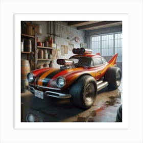 Hot Rod Car Art Print