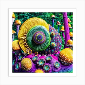 Under The Sea  01- Abstract Art Print