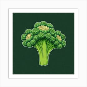 Broccoli 4 Art Print