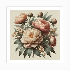 Peonies 7 Art Print