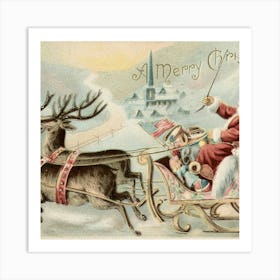 Vintage Christmas 11 1 Art Print