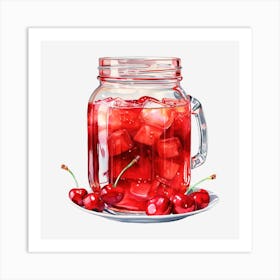 Cherry Iced Tea 5 Art Print