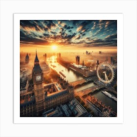 Big Ben At Sunrise Art Print