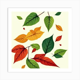 Autumn Leaves 7 Art Print