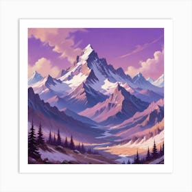 Mountain Landscape 4 Art Print