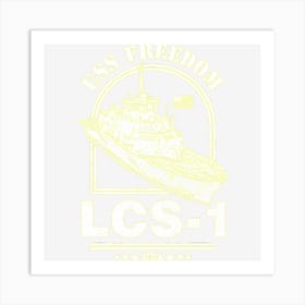 Uss Freedom Lcs 1 Art Print