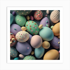 Easter Eggs 2 Art Print