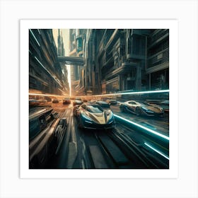 Futuristic City Art Print