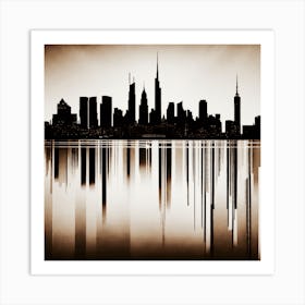 New York City Skyline 55 Art Print