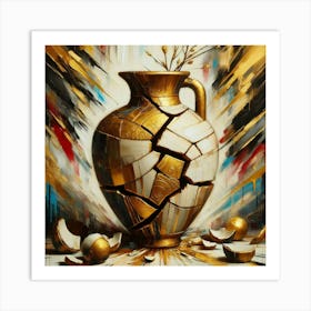 Broken Vase 2 Art Print