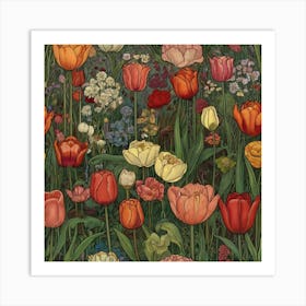 Tulips 10 Art Print