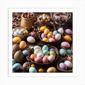 Easter Eggs 9 Art Print