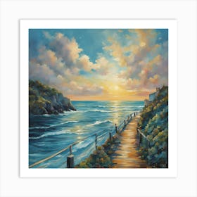 Path To The Sea Art Print