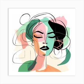 Portrait Of A Woman 27 Art Print