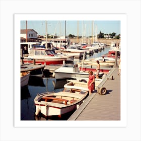 The Old Marina~Reimagined by Hall-O-Gram Creations, hallogram, hallogramcreations 22 Art Print