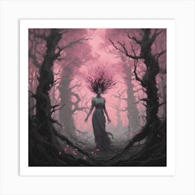 485480 Dryad In The Woods 1 Art Print