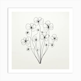 Flowers In A Vase Art Print