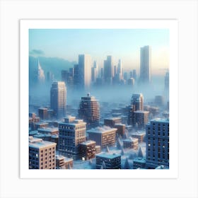 Cityscape Stock Videos & Royalty-Free Footage Art Print