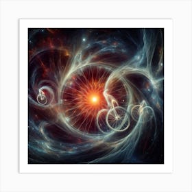 Bicycles In Space Art Print