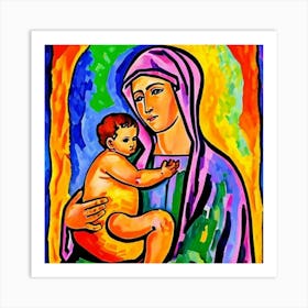 Madonna And Child Art Print