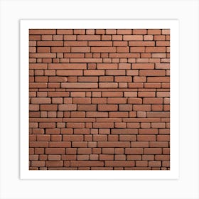 Brick Wall Texture Art Print