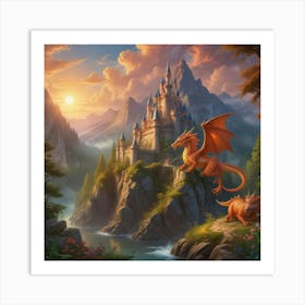 Fairytale Castle 16 Art Print