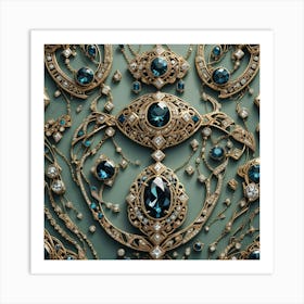 Victorian Jewelry Art Print