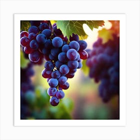 Grapes On The Vine 15 Art Print