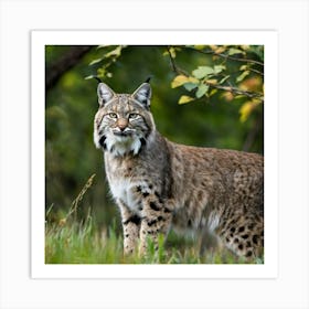 Lynx cat 3 Art Print