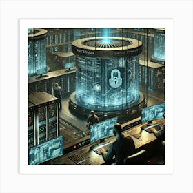 A Data Encryption Technology Asterian Syndicate 1024 Art Print