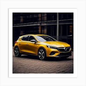 Opel Astra Art Print