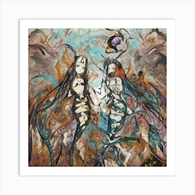 Mermaids 1 Art Print