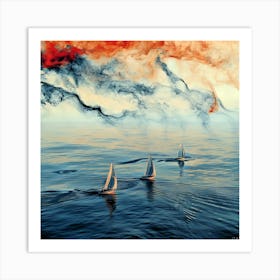 Nautical Nebula Art Print