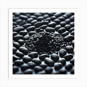 Black Beans 11 Art Print