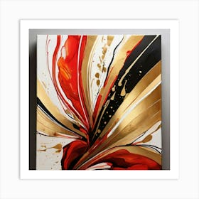 Abstract painting art Art Print