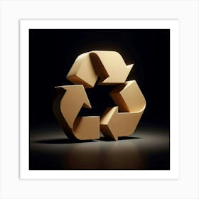 Recycling Symbol 1 Art Print