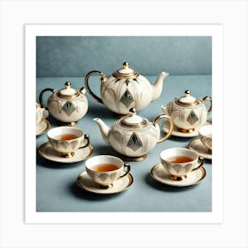 Tea Set 3 Art Print