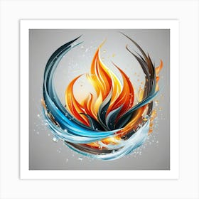 Fires Art Print