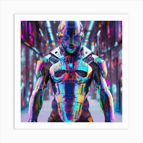 Futuristic Man 208 Art Print