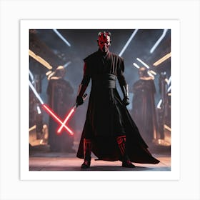 Darth Maul Art Print