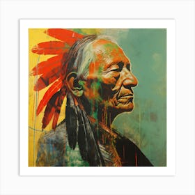 Native American Man 2 Art Print