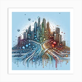 Cityscape 1 Art Print