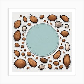 Almonds 4 Art Print