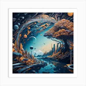 City Space Art Print