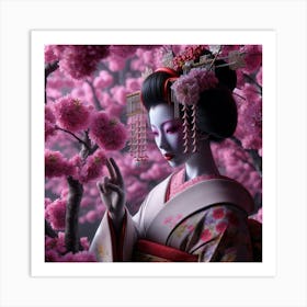 Geisha 1 Art Print