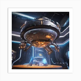 Spaceship 42 Art Print